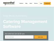 Tablet Screenshot of getspoonfed.com